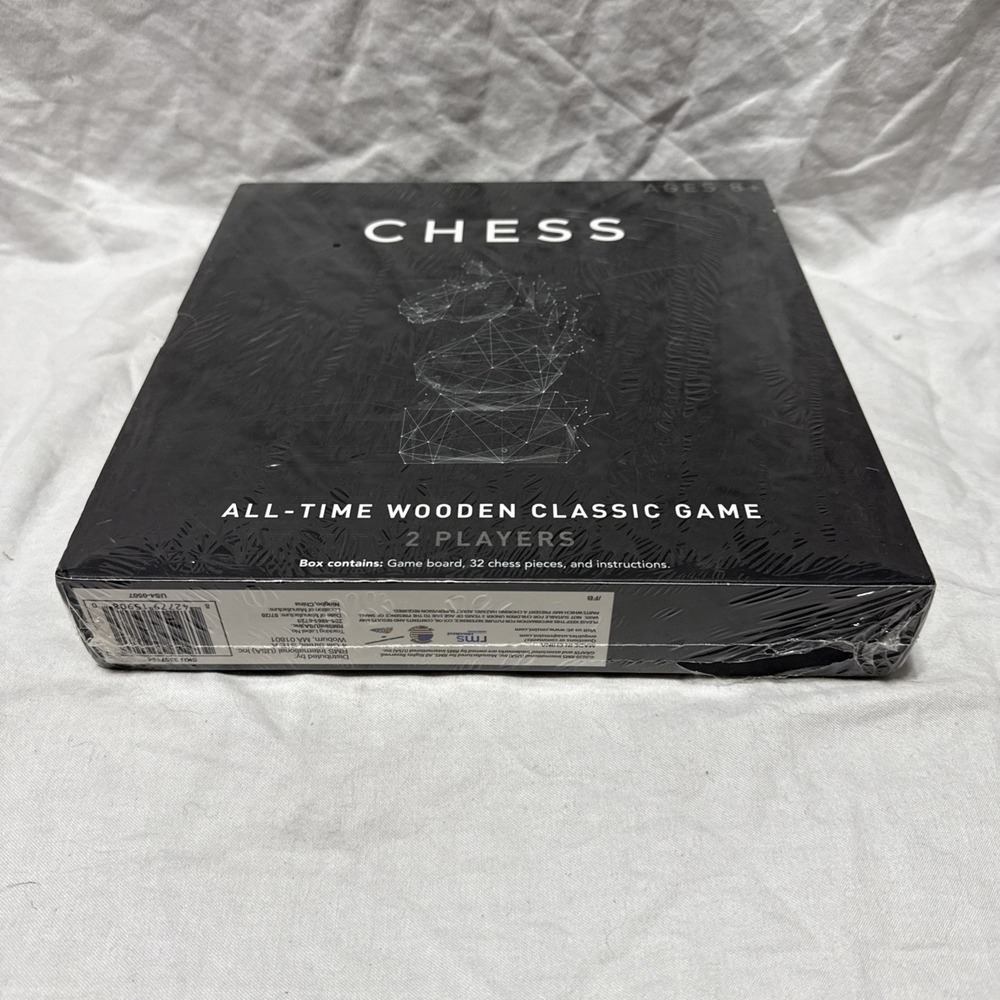 *BRAND NEW* RMS International CHESS All-Time‎ Wooden Classic Game NEW SEALED! - Picture 2 of 3